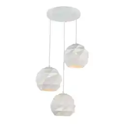 Italux Lampa nad stół stylowa wisząca PALERMO PND-2424-3S-WH