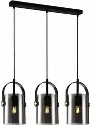 Italux Lampa nad stół wisząca nowoczesna NANESMA PND-32453-3-BK+SG