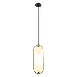 Italux Lampa stylowa wisząca Lupus PND-3965-2-BRO