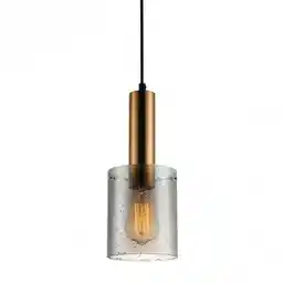 Italux Lampa stylowa wisząca Sardo Rain PND-5581-1-BRO+RNSG mosiężny