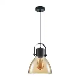 Italux Lampa wisząca Darlena PND-22371-1-BK+AMB