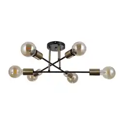 Italux Lampa wisząca Formio PND-4052-6-BL-HBR