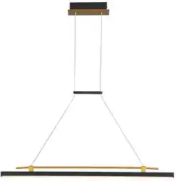 Italux Lampa wisząca Merlot PND-54638F-16W-3K-BK-GD