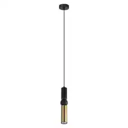 Italux Lampa wisząca nowoczesna Isidora PND-14290-1-BK-BRO