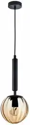 Italux Lampa wisząca nowoczesna RAVENA PND-2324-1 BK+AMB