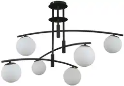 Italux Lampa wisząca nowoczesna Senai PND-31322-6A-SB czarny satynowy