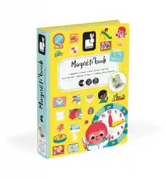 Janod Magnetyczna układanka Uczę się zegarka Magnetibook