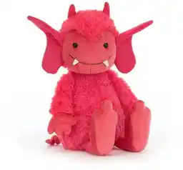 Jellycat Gremlin Czerwony 27 cm