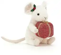 Jellycat Wesoła Myszka z Prezentem 18 cm