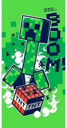 Jerry Fabrics Ręcznik kąpielowy Minecraft Boom 70x140cm