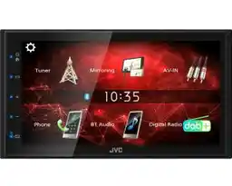 Jvc KW-M27DBT z USB 6,8 4x45W Bluetooth Radioodtwarzacz samochodowy 2DIN