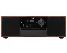 Jvc RD-E761 16W Bluetooth Radio FM Czarno-brązowy Mikro i mini wieża