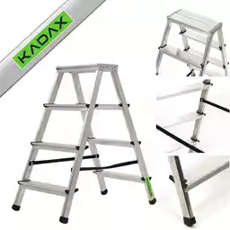 Kadax Drabina Drabinka Domowa 2x4 Dwustronna 125kg