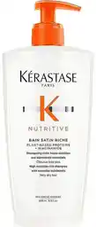 Kerastase Nutritive Satin Riche wzbogacona kąpiel szampon do włosów grubych 500ml