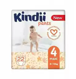 Kindii Maxi pieluchomajtki rozmiar 4 (9-15kg) 22szt.