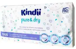 KINDII Pure&Dry Suche chusteczki dla dzieci 50szt