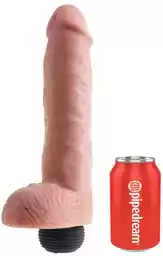 King Cock 11 - realistyczne dildo do squirtingu (28 cm) - naturalne