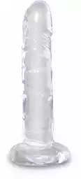 King Cock 6 Inch Cock Transparant - dildo