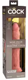 King Cock Elite 9 - zaciskane, realistyczne dildo (23 cm) - naturalne