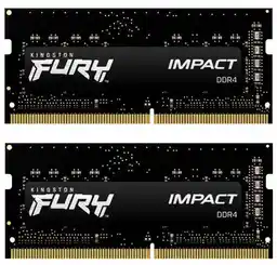 Kingston 16GB 2x8GB 2666MHz DDR4 CL15 Sodimm Fury Impact KF426S15IBK2/16