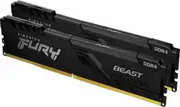 Kingston Fury Beast 16GB 2 x 8GB 3600 CL17 Czarny Pamięć RAM KF436C17BBK2/16