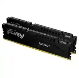 Kingston Fury Beast DDR5 32GB 2 x 16GB 6000 CL40 Czarny Pamięć RAM KF560C40BBK2-32