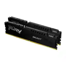 Kingston Fury Beast DDR5 64GB 2 x 32GB 6000 CL30 Czarny Pamięć RAM KF560C30BBK2-64