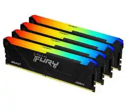 Kingston FURY Beast RGB 32 GB 3200 MT/s DDR4 CL16 DIMM zestaw 4 pamięć komputera KF432C16BB2AK4/32