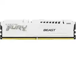 Kingston FURY Beast White 16GB 6400MT/s DDR5 CL32 DIMM Desktop Gaming Memory Pojedynczy moduł - KF564C32BW-16