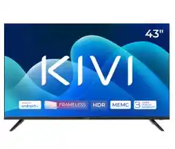 Kivi 43U730QB 43 cale LED 4K Android TV DVB-T2 Telewizor LED