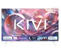 Kivi 43U760QW 43 cale LED 4K Android TV DVB-T2 Telewizor LED