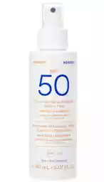 KORRES YOGHURT Emulsja ochronna do ciała i twarzy w sprayu SPF50, 150ml