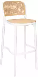 Krzesło barowe WICKY białe KH010100246 King Home