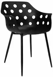 Krzesło JASON czarne - polipropylen, metal CHE-012 King Home