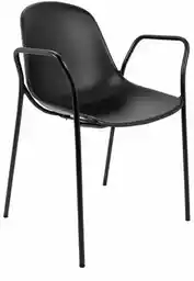 Krzesło RESOL ARM czarne 292-CPP4.BLACK King Home