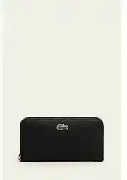 Lacoste Duży Portfel Damski L Zip Wallet NF2900PO Czarny