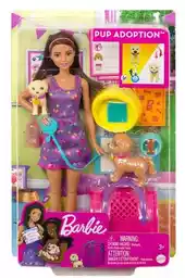 Lalka Barbie Adopcja piesków HKD86