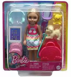 Lalka Barbie Chelsea w podróży HJY17