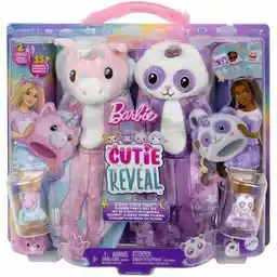 Lalka Barbie Cutie Reveal Piżama party HRY15