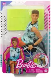 Lalka Barbie Fashionistas Ken na wózku inwalidzkim HJT59