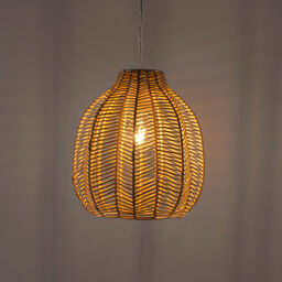 Lampa sufitowa rattan