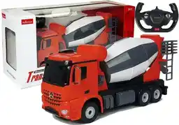 Leantoys Auto R/C Mercedes-Benz Arocs Rastar 1:14 Czerwone