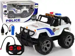 Leantoys Jeep Policyjny Zdalnie Sterowany 1:14