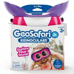 Learning Resources Geosafari Jr. Lornetka Dla Dzieci, 2X Różowa