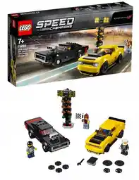 Lego Speed Champions 75893, Dodge Challenger SRT Demon oraz 1970 Dodge Charger R/T