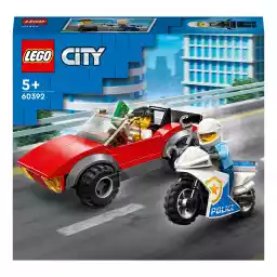 Lego City Motocykl policyjny pościg za samochodem 60392