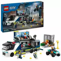 Lego City Policyjna ciężarówka z laboratorium kryminalnym 60418