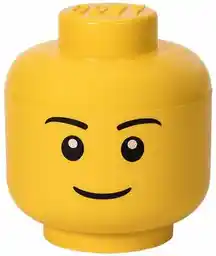 LEGO Pojemnik na duża głowa Chłopiec Żółty 40321724