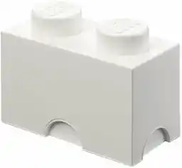 LEGO Pojemnik na klocek Brick 2 Biały 40021735