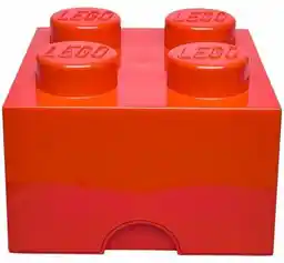 LEGO Pojemnik na klocek Brick 4 Czerwony 40031730